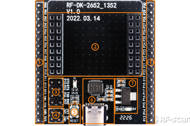 rf-bt03开发底板